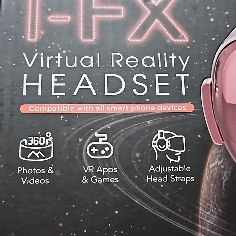 Hype I-Fx Virtual Reality Headset Compatible w/ All Smart Phones 360° Views - Picture 7 of 9